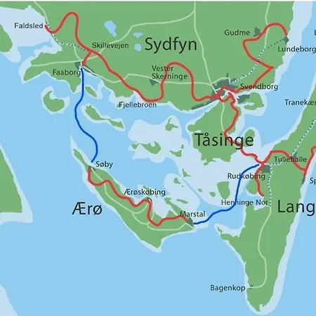 Appartamento Eskaerhus Pa Tasinge, Taet Pa Svendborg - Afdeling Med Egen Indgang Troense